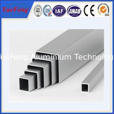 competitive price and high quality natural/silvery anodized square aluminum tube