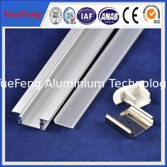 China T Shaped Aluminum Extrusion , Metal Extrusion Profiles For LED Lighting supplier