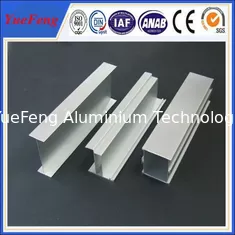 China H shape aluminium profiles, silver anodising hollow aluminum profile supplier