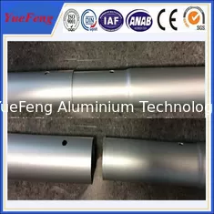 Industrial oem factory china milling and drilling,aluminium pipes tubes specially for rack