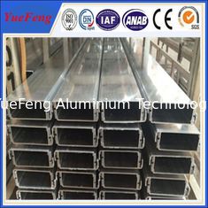 Aluminium rectangular tube for ceiling decoration, Aluminium heatsink housing extrusions