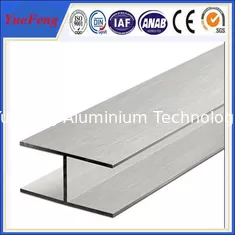 OEM aluminum alloy 6063t5 extrusion profile, clear aluminium anodized h aluminium profile