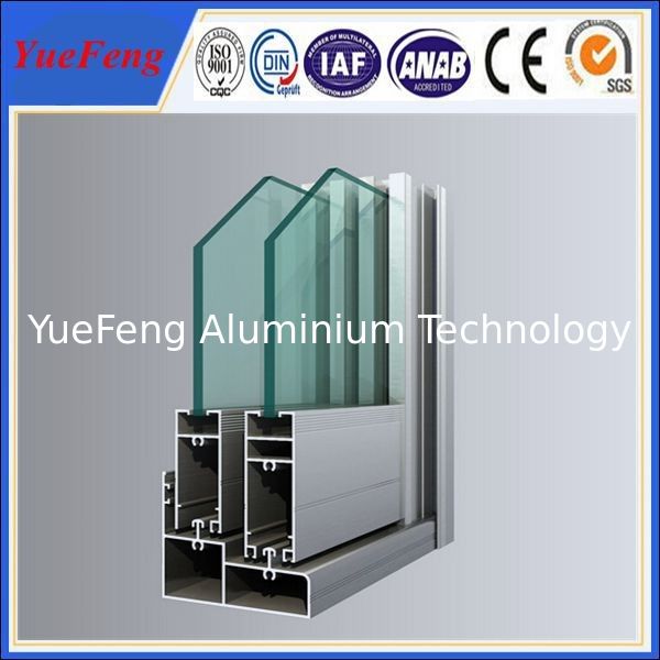 1.6mm thickness thermal break aluminium doors and windows