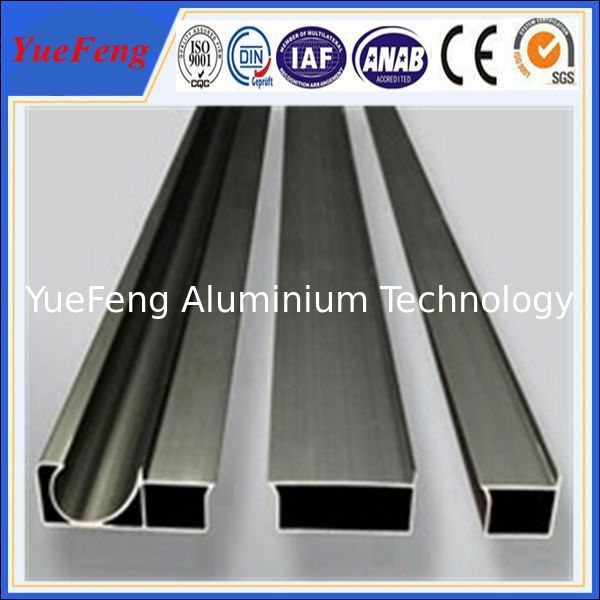 profiles aluminium extruded aluminum square tube/ aluminum hollow tube