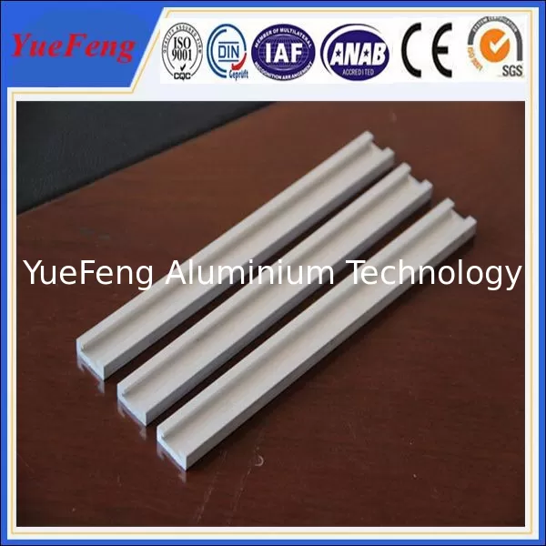 6000 series extrusion natural anodized u-shaped aluminum channel sizes
