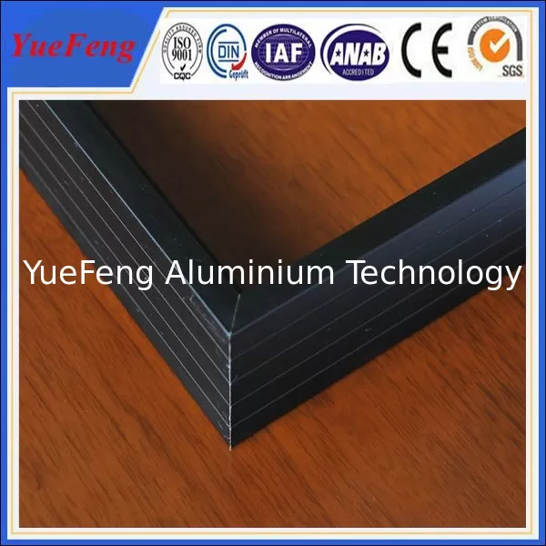 6063 Black Anodized Solar aluminum frame
