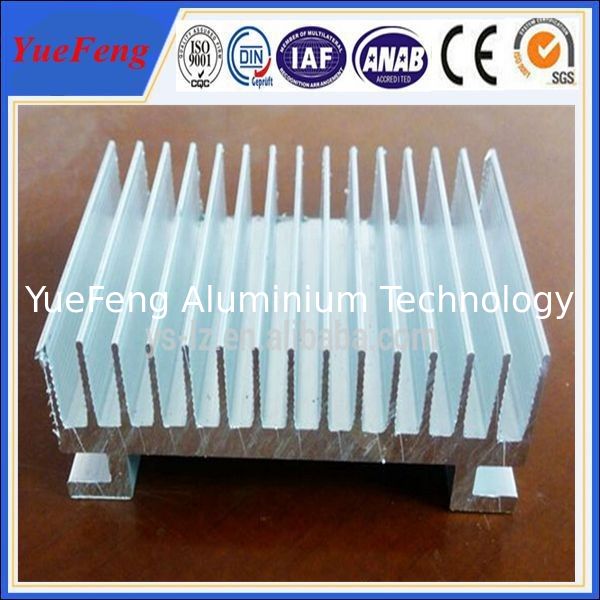 Custom Aluminium Cooler Extrusions, aluminum profiles used in radiator