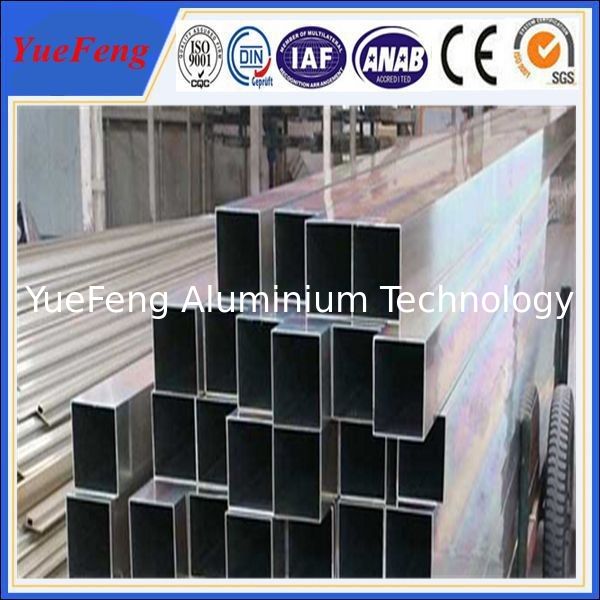 High technical shaped flat aluminium tube, aluminium tube(pipe) profile supplier in china