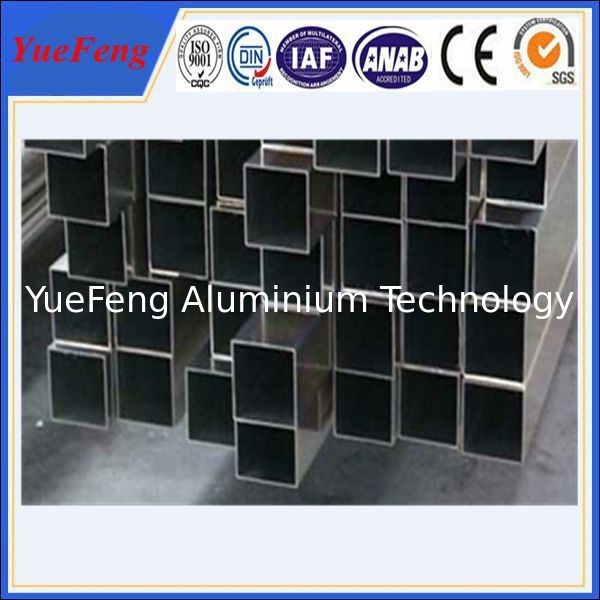 YueFeng produce anodized extrusion aluminum profile, extrusion aluminium tube