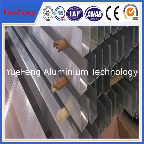 u-shapes profil aluminum extrusion manufacture, industrial aluminum extrusion in china
