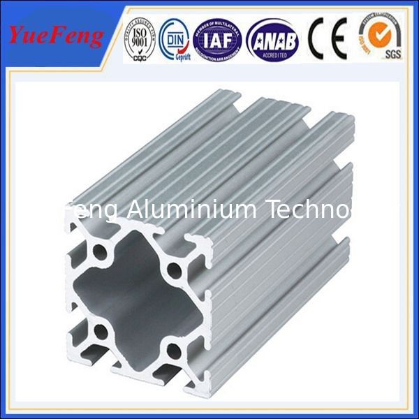 anodized large aluminum extrusion for industry, industrial aluminium profile supplier
