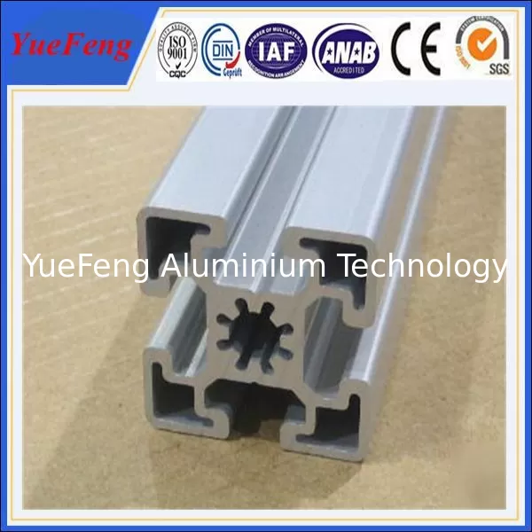 supply aluminum extruded profile,  clear sliver t-slot anodized aluminum profile supplier