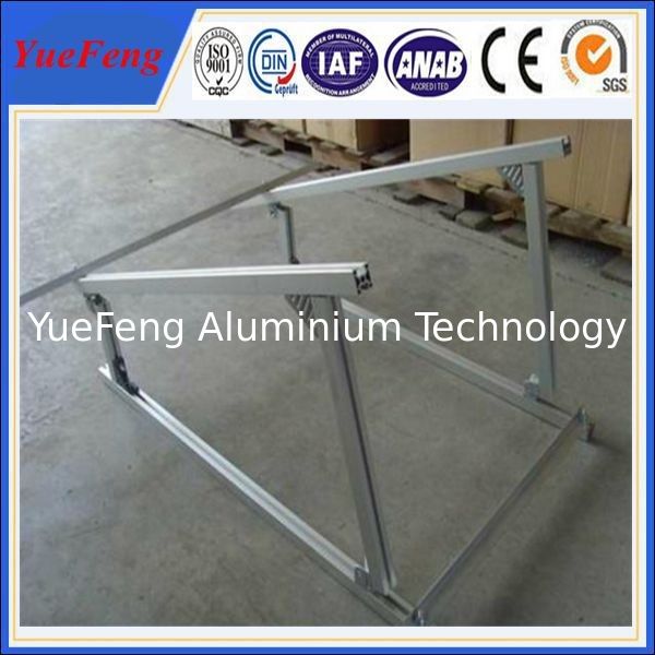 aluminium extruded profile aluminum alloy frame solar system, solar aluminium profiles