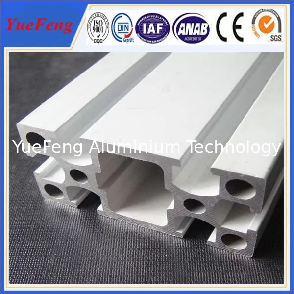 6000 series Custom Industrial Anodized Aluminum Profile square T slot aluminum profile