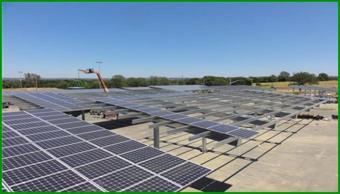 Solar mounting for large Photovoltaic power station project