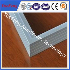 Silvery Anodized Aluminum frame for PV solar module manufacturer