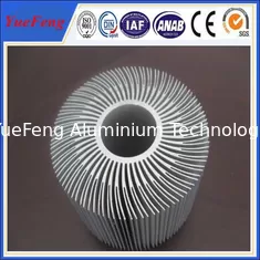 China Extruded Aluminum Round Heat Sink,Sunflower Heat Sink New Design supplier