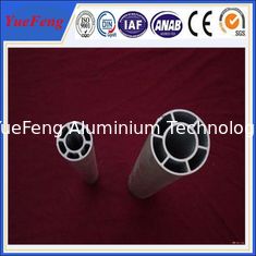 China Customized aluminium extruded pipe, 6063 aluminium extruded alloy round tube supplier