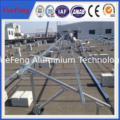China concrete base solar panel rack mount/aluminum pv ground mount structure supplier