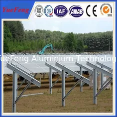 China solar mounting rail galvanized brackets, solar panel mounting aluminum rail supplier