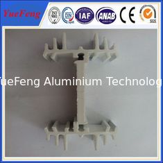 China Custom aluminum extrusion LED profile for lamp housing with powder coating white supplier