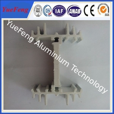 Custom aluminum extrusion LED profile for lamp housing with powder coating white