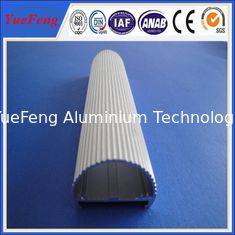 China Half round aluminium profiles and hollow extruded aluminum design for led supplier