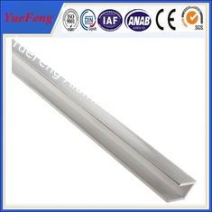 Anodized Silvery Aluminum U Channel Extrusions , aluminium frame profiles