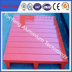 Painting/powder coating red color aluminum alloy pallets, pallets for sale