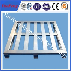 4 Way Anodized Aluminum Pallets, Industrial Extruded Aluminium Profiles for pallet