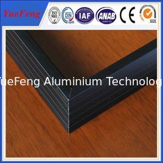 China 6063 Black Anodized Solar aluminum frame supplier