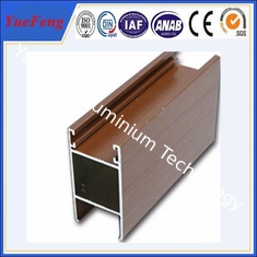 high quality imitated wooden aluminum extrusion profile for doors and windows