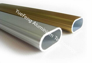 28*14*1.2mm Anodized aluminum extrusion profiles for oval tubes(pipes)