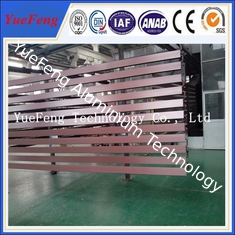 Brown color powder coating extrusion aluminium, aluminium profile extrusion