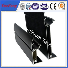 Durable aluminum alloy for menu light box profile with black anodizing