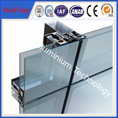 Aluminium Curtain Wall Extrusion With Invisible Frame