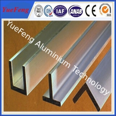 Good quality U channel aluminum profiles, T shape aluminum profiles, angle aluminum