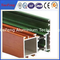 China 6063 Aluminum Alloy Extrusions commercial aluminum doors profiles For decoration supplier