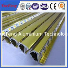 China aluminum profile for led display in golden finshing being good quality supplier