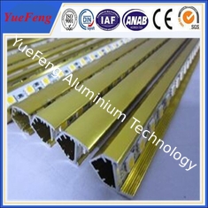 aluminum profile for led display in golden finshing being good quality