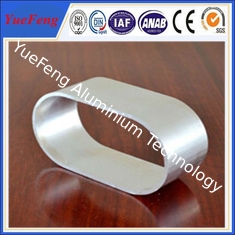 Industrial use 6063 natural color Oval Aluminum Extrusion of anodizing