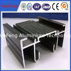 China Aluminium sigma profile, black anodizing aluminum extrusion for sales supplier