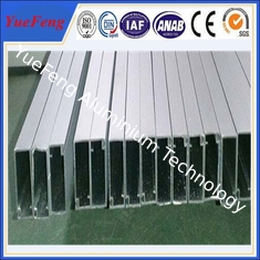 OEM silver aluminum profile manufacturer, aluminum extrusion series 6063-t6