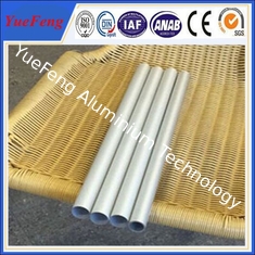 Diameter 20mm round tube anodizing matt silver, aluminium pipes tubes for chairs' legs