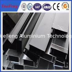 OEM aluminum tube extrusion profiles, anodized bronze(black) aluminium profiles