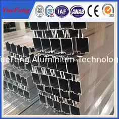 White anodized customized aluminum curtain wall profiles extrusion factory