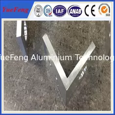 China aluminium profile corner joint / aluminum corner profile / aluminium rectangular extrusion supplier