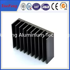China Hot!black anodized aluminum extrusion heatsink,extruded profile aluminum heat sink factory supplier