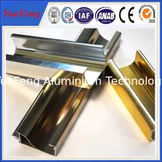 China supplier aluminium profile for bacony rail / polished aluminum extrusion profiles