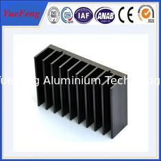 China Black anodized aluminum extrusion profile supplier, supply aluminum radiator extrusion supplier